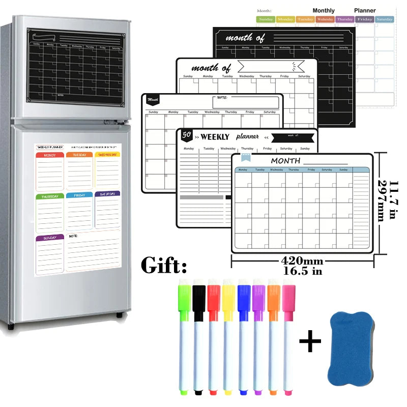 A3 Size Magnetic Monthly Planner