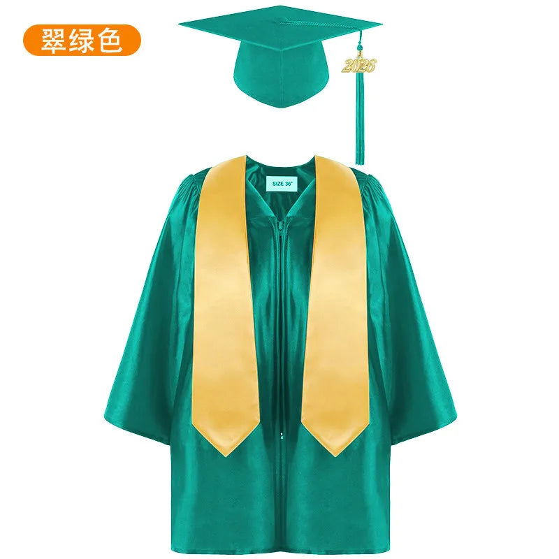 Kids Graduation Gown Cap