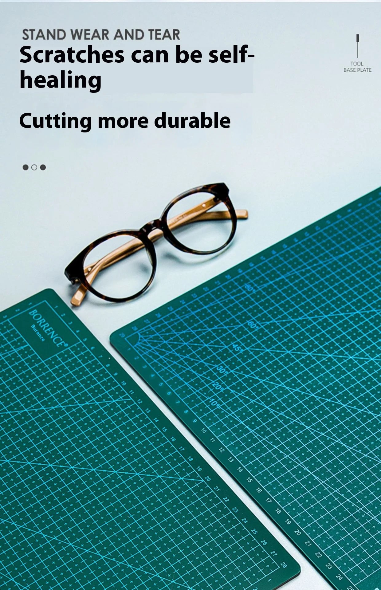 Symmetrical Lined Desktop Cutting Mats