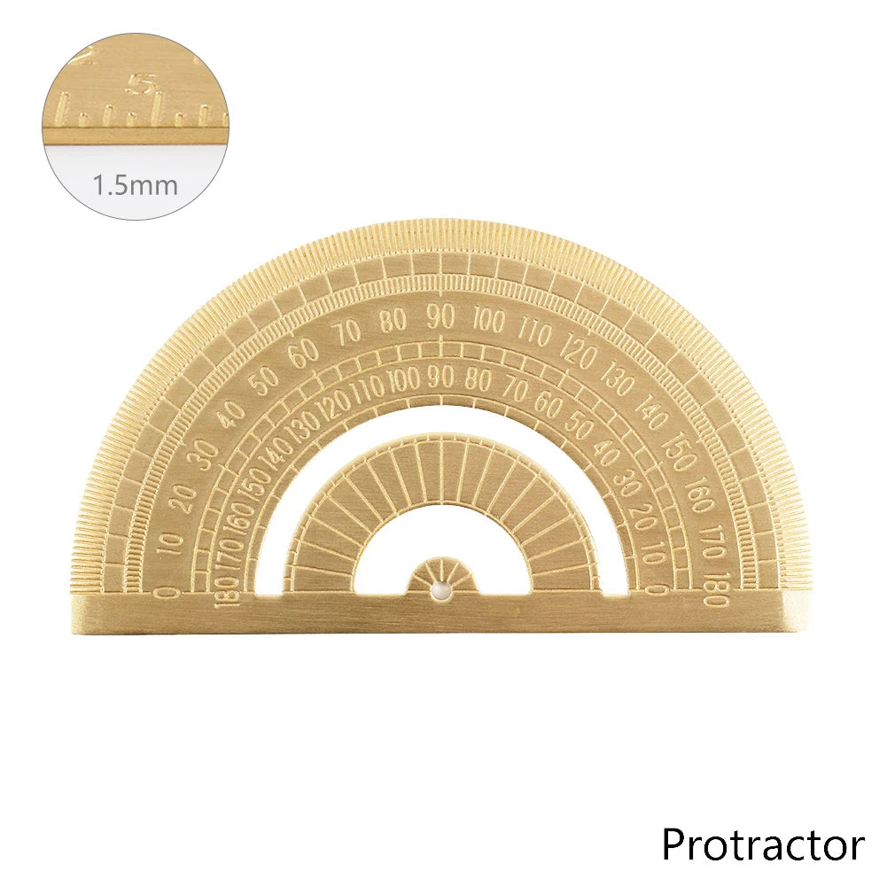 Creative Metal Brass Math Utensils