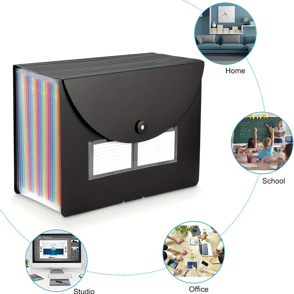 Plastic Accordion Folder Storage Bag