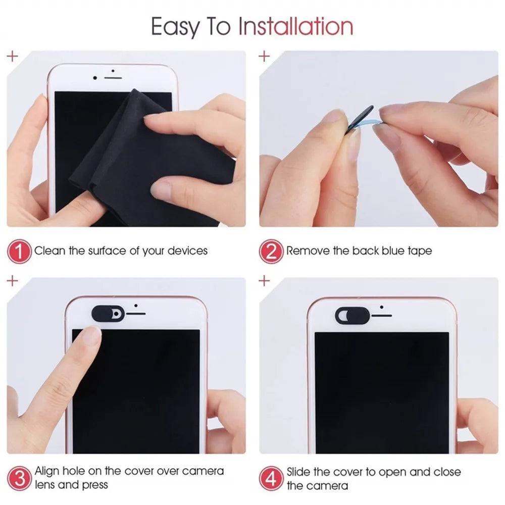 1/5/10/20pcs Laptop Webcam Cover