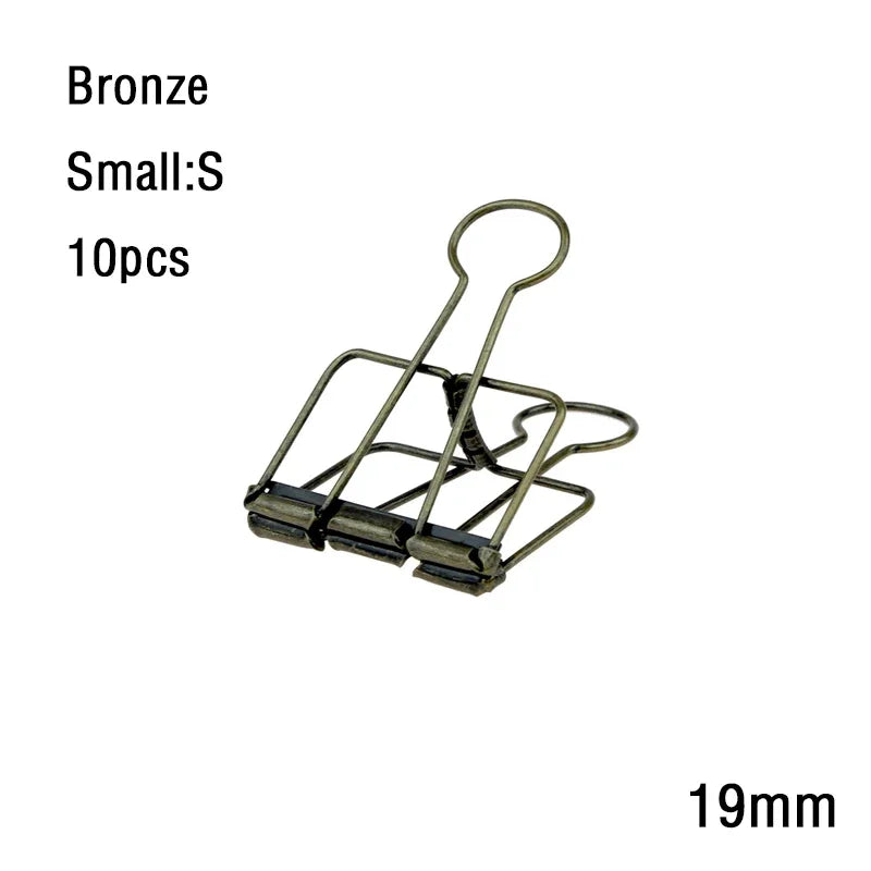 2-10 Pcs Binder Clips Page Holders