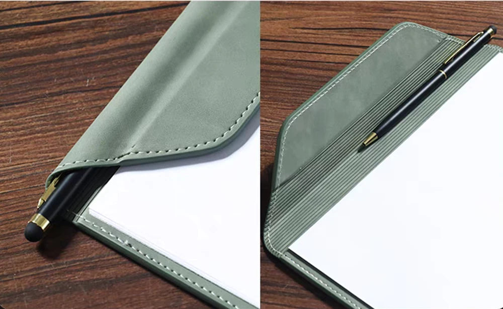 Business Leather A4 Paper File Folder Clipboard