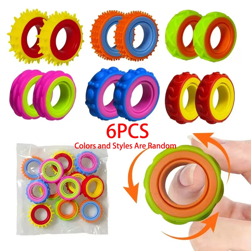 Rotating Fidget Ring Sensory Finger Spinners