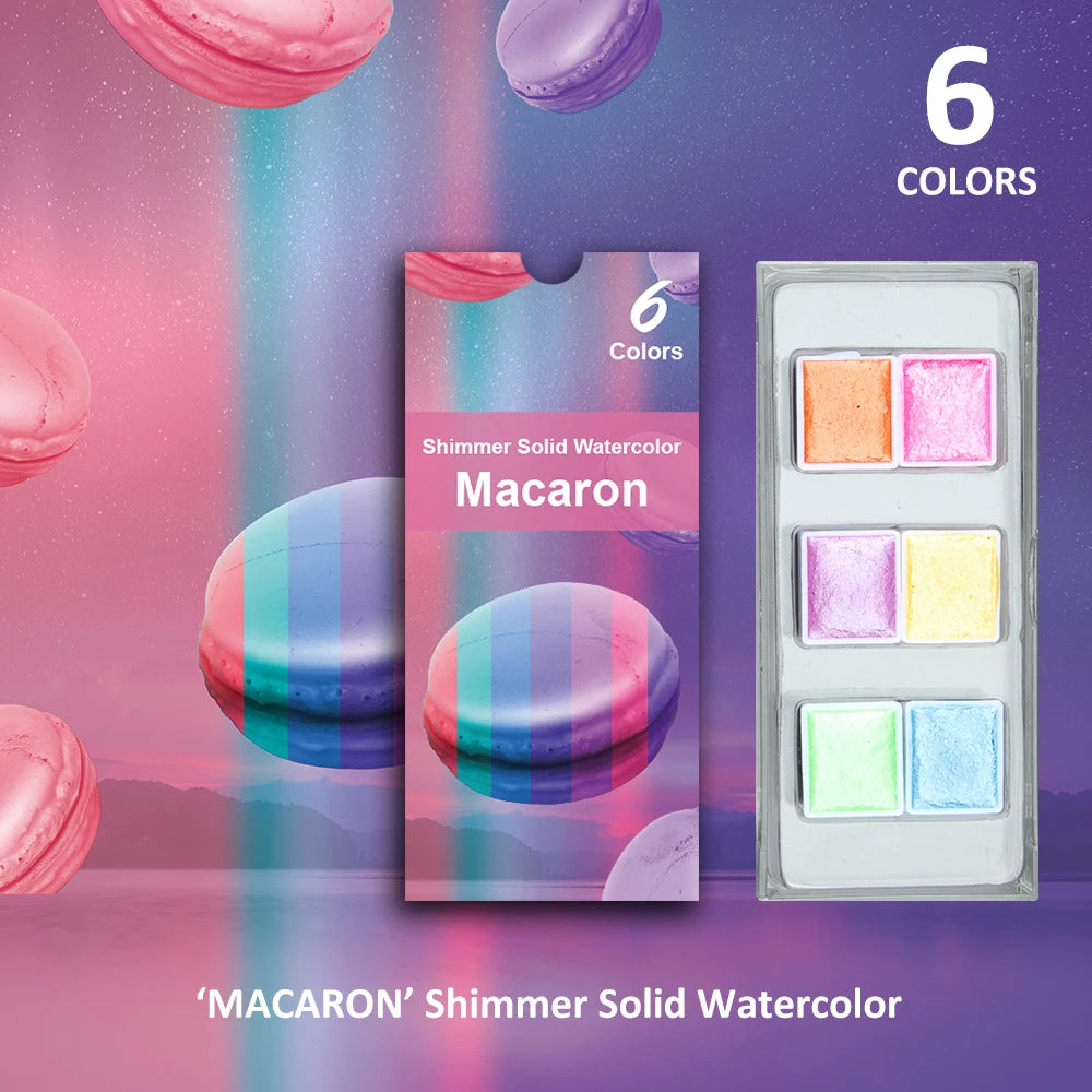 Seamiart 6/12 Watercolor Paint Set