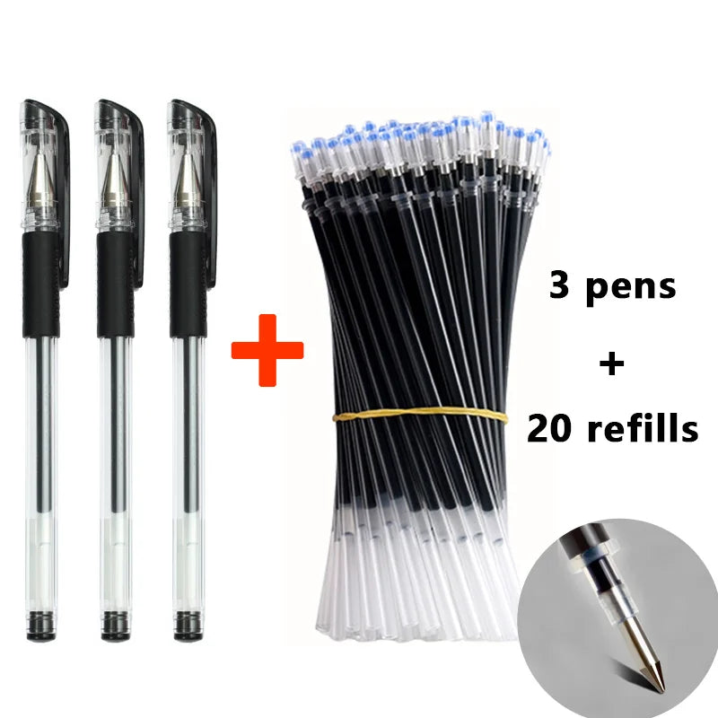 Gel Bullet Tip 0.5mm Pen Set