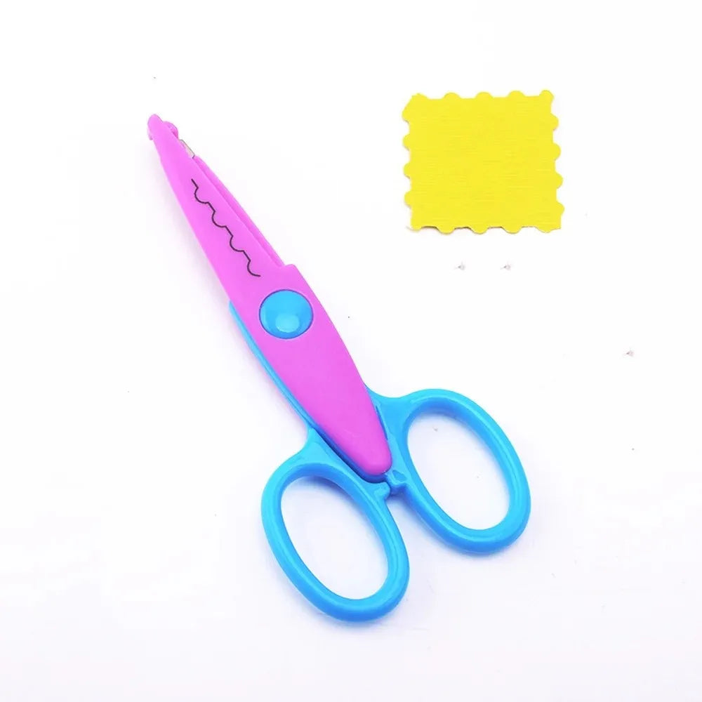 Creative Wavy Pattern Safety Scissors