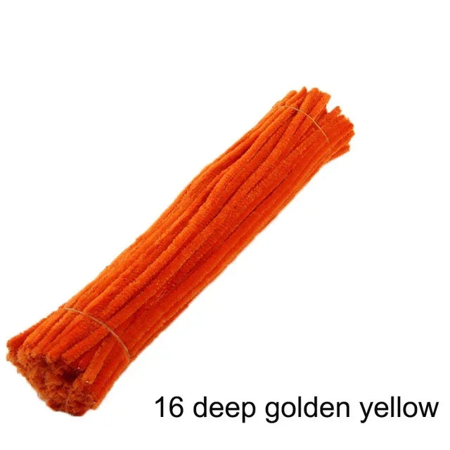 100Pcs Multicolor Pipe Cleaners