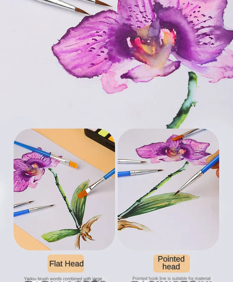 10/20/50Pcs Paint Brushes Set