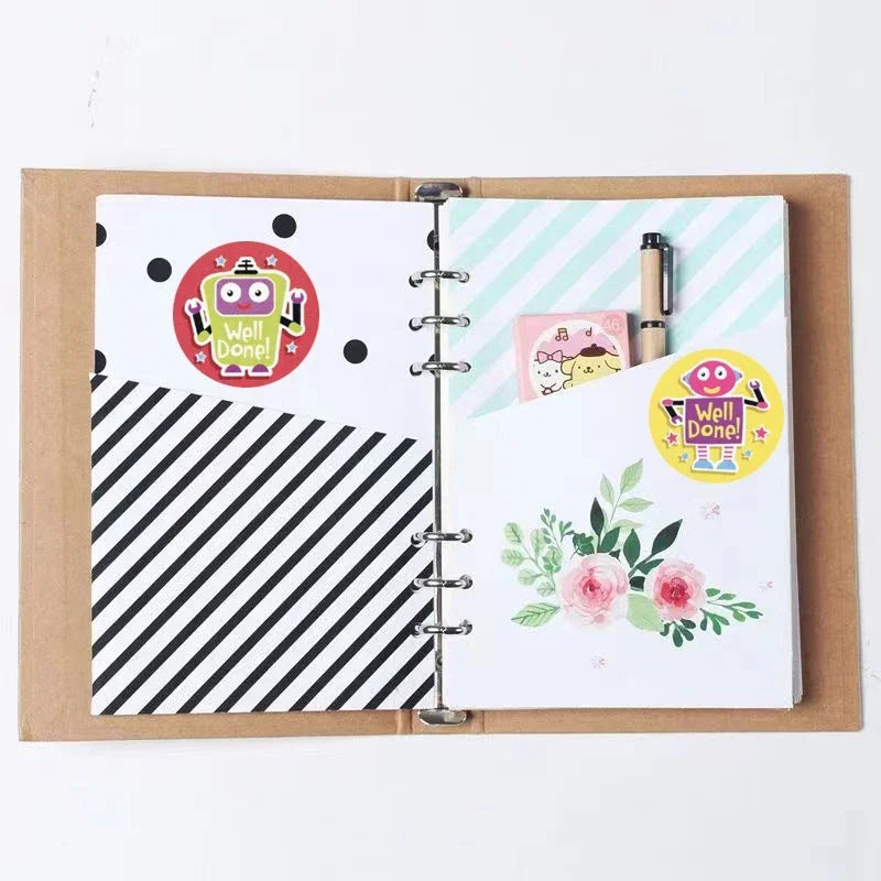 Cartoon Reward Stickers 8 Designs 2.5cm