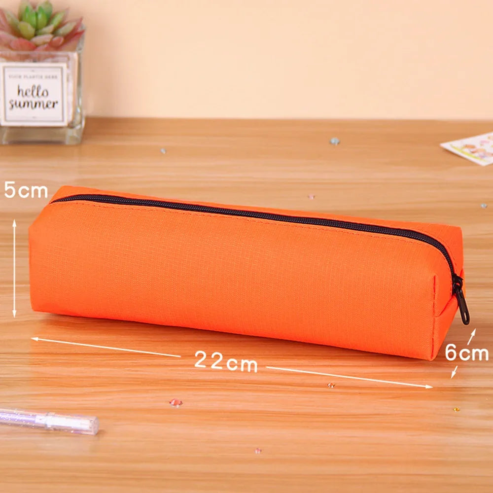Solid Color Simple Pencil Bags