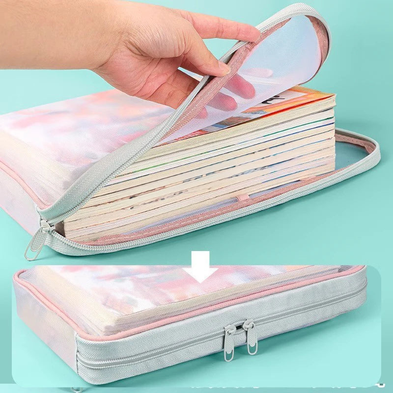 A4 Stationery Storage Bag Double-layer