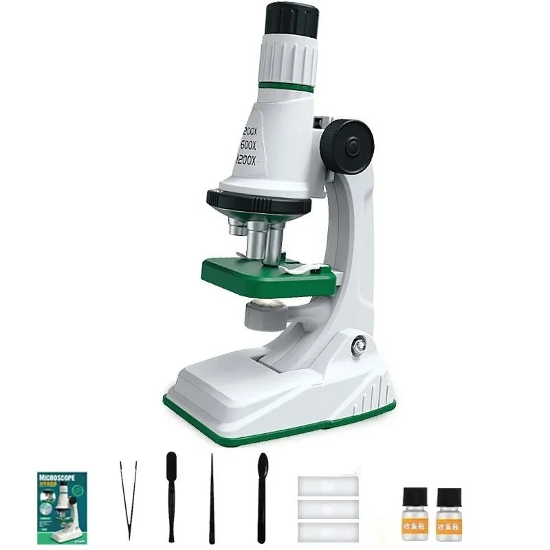 Kids Microscope Kit 200X-1200x