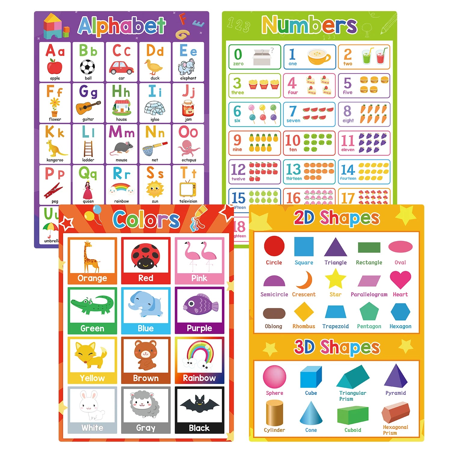 Educational Posters for Preschool
