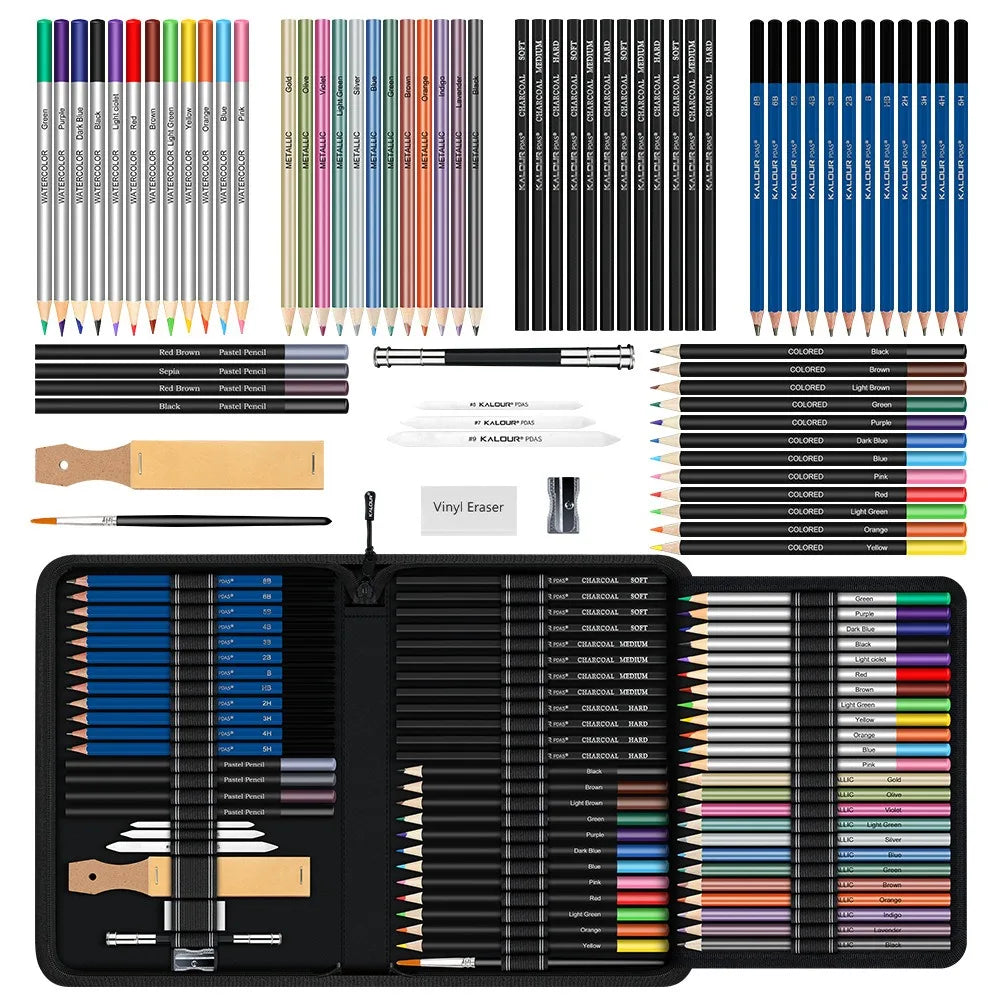 KALOUR Pro Sketching Pencil Set