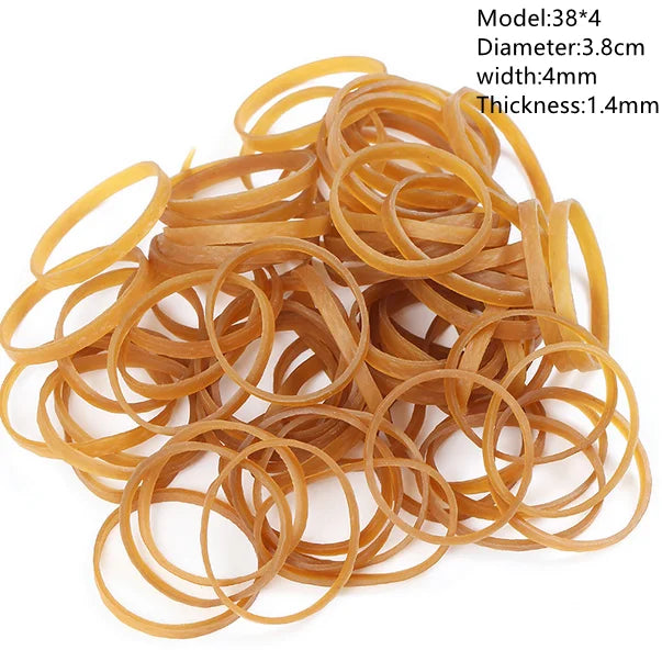 100 Pcs Various size Elastic Rubber Bands