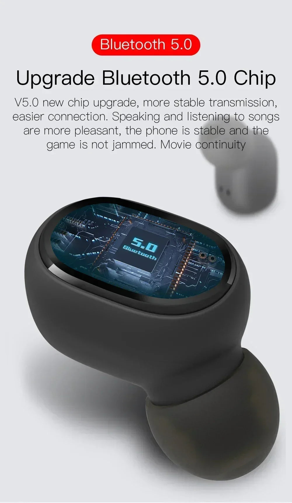 E6S Wireless Bluetooth Earphones