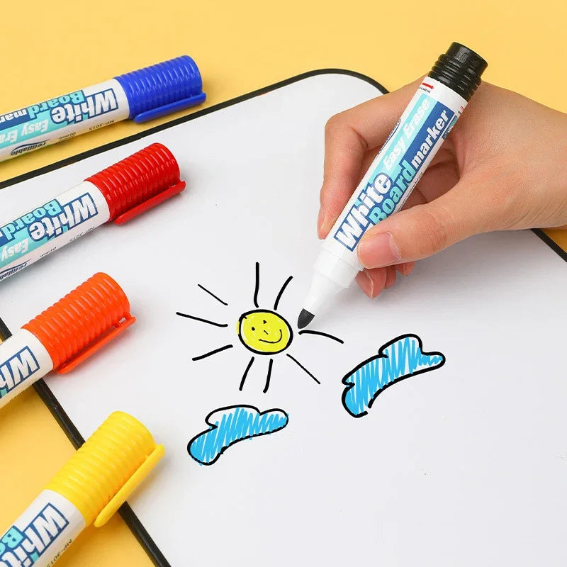 4-8 Colors Whiteboard Markers with Magnetic Whiteboard Eraser