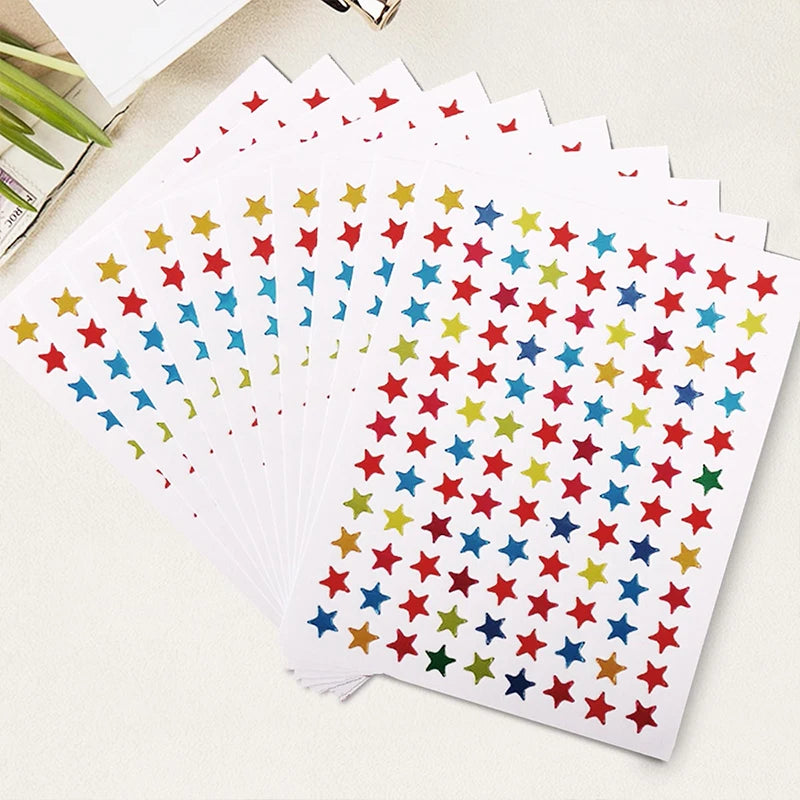Children's Gold-Plated Award Glitter Stickers