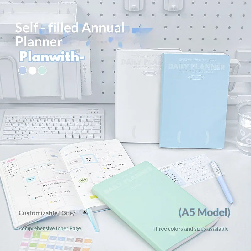 2026 Plan with Daily Agenda Weekly Plan Book
