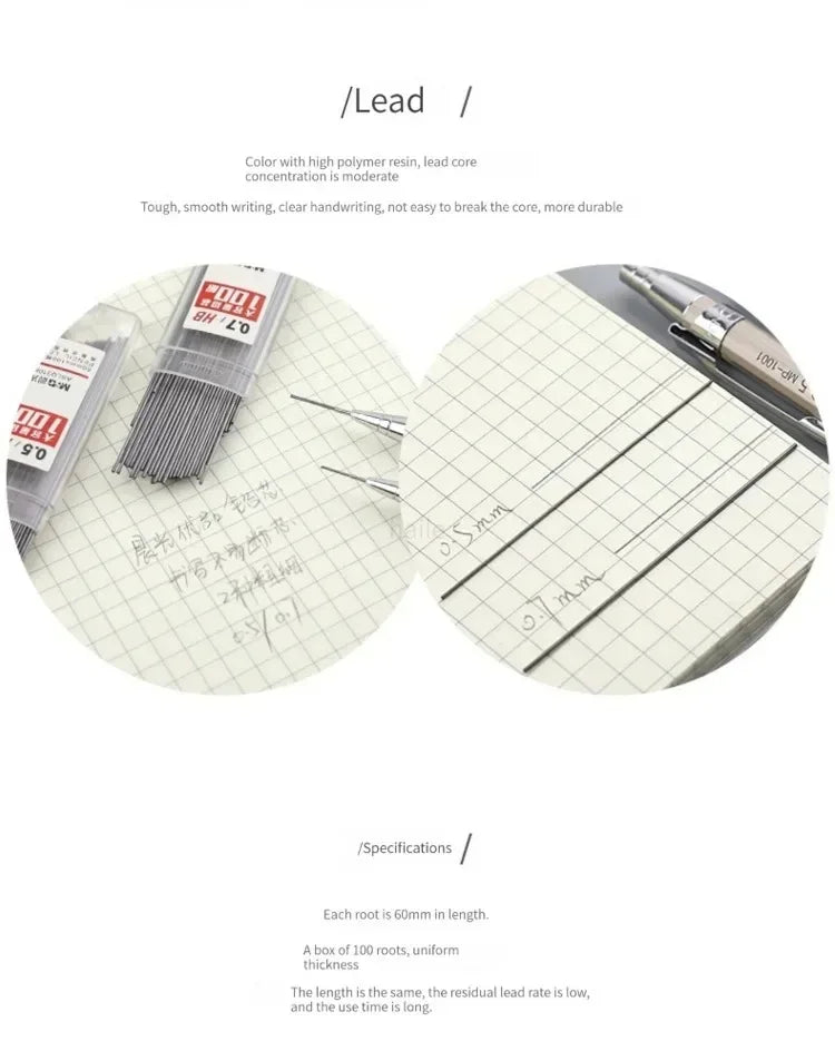 2B/HB Mechanical Pencil Leads Set