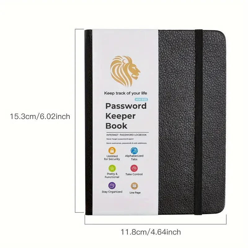 Password Keeper Book With Alphabetical Tabs