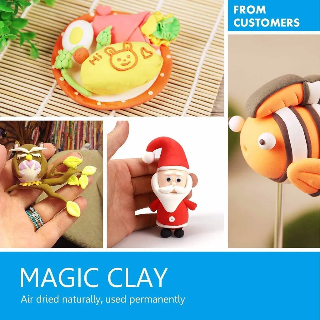 24 Color Modeling Clay Set Kids Non Toxic