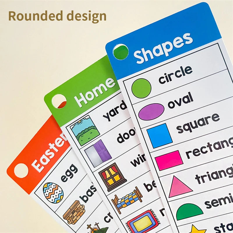 Kindergarten Primary School English Flash Cards