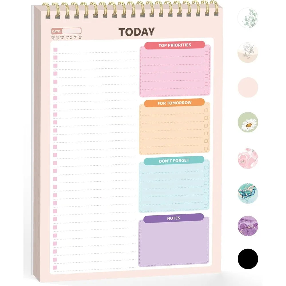 To Do List Notepad 6.5x9.8 inches