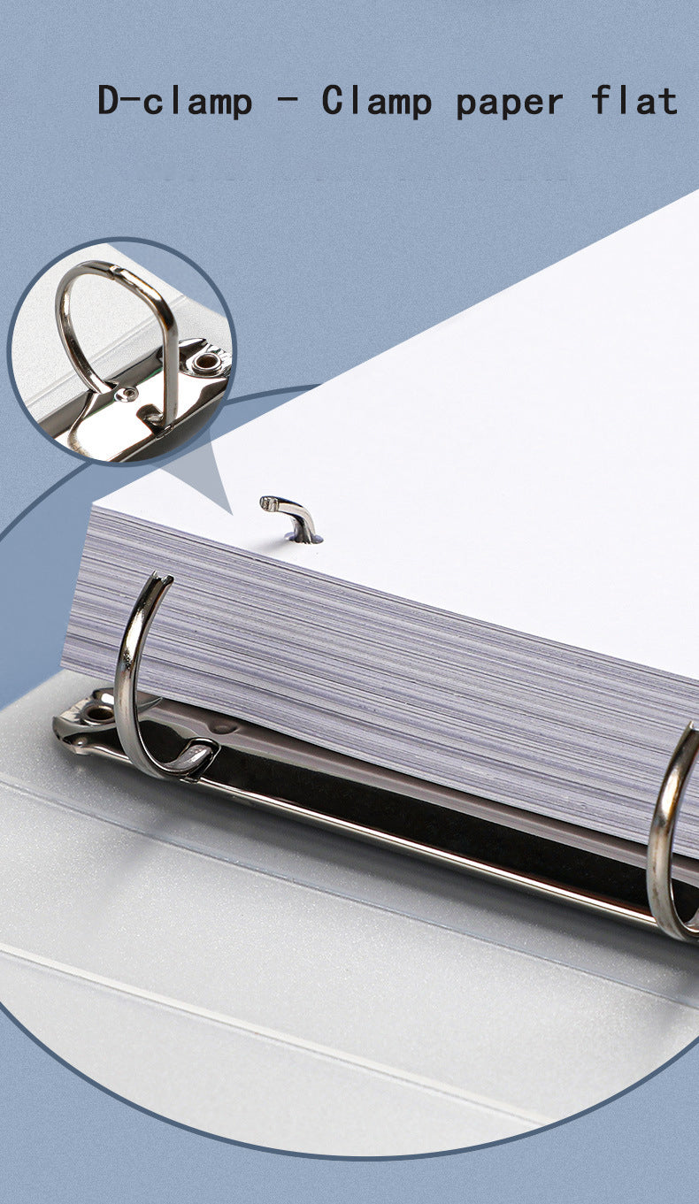 A4 4-hole D-type Clip Binder Folder