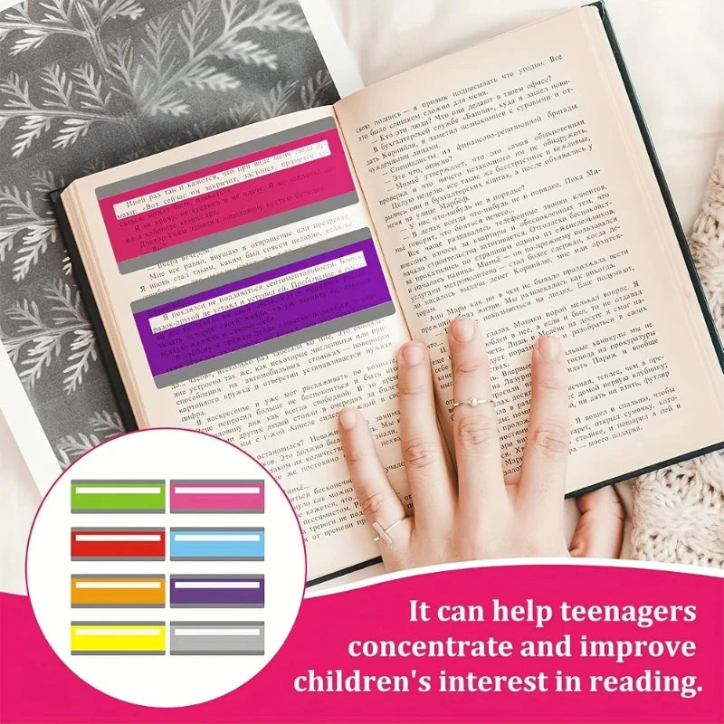 1-8pcs Guided Reading Strips