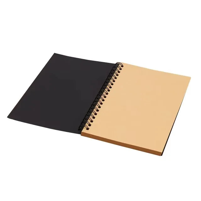 Retro Spiral Kraft Paper Notebook Sketchbook