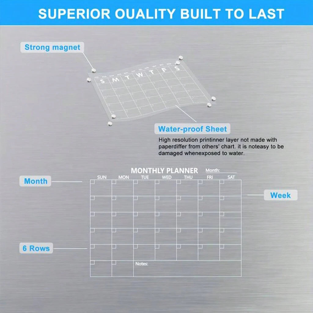 New Magnetic Fridge Board
