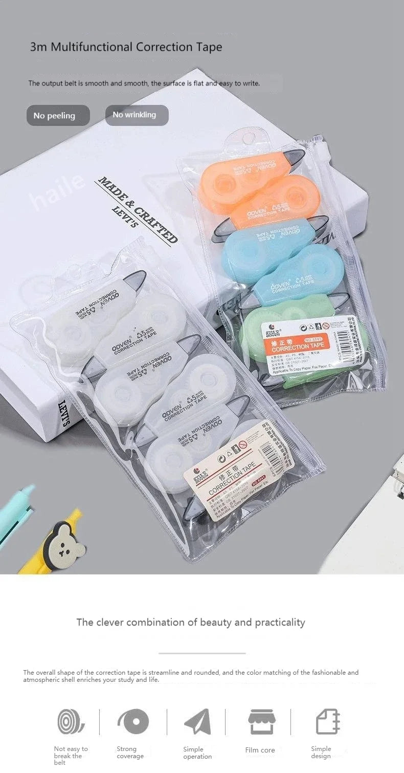6Pcs/pack Correction Tapes