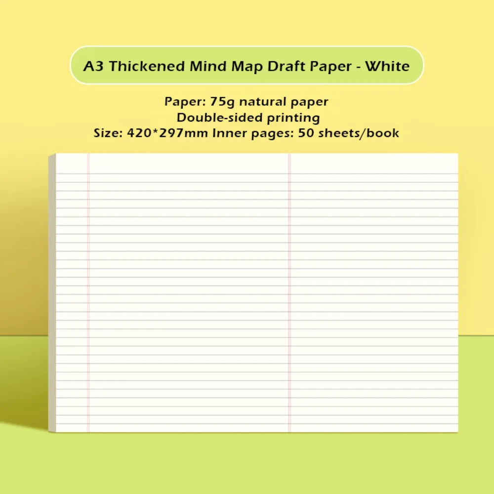 Simplicity A3 A3 Map Planning Draft Paper Notebook