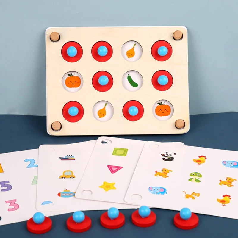 Educational Wooden Memory Games