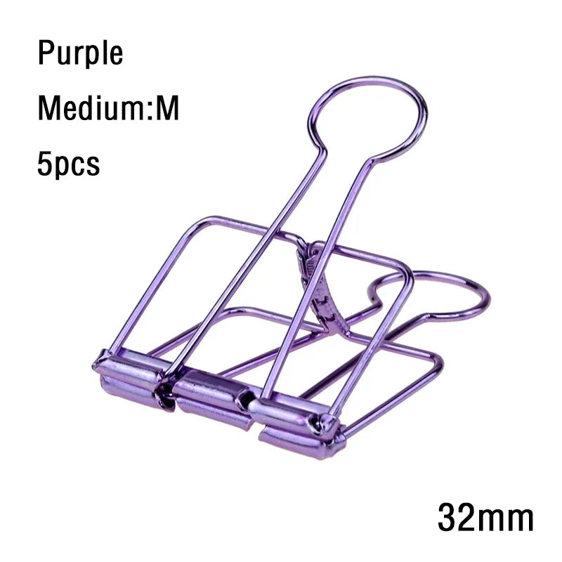 2-10 Pcs Binder Clips Page Holders