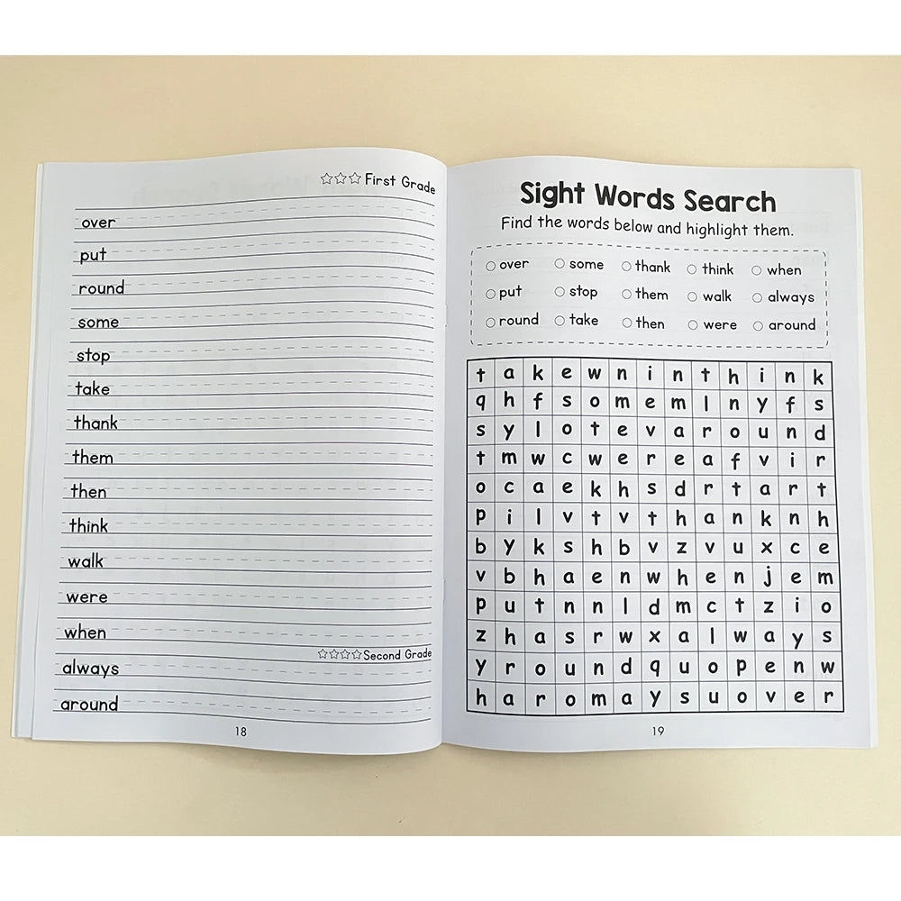 Sight Words English Workbook