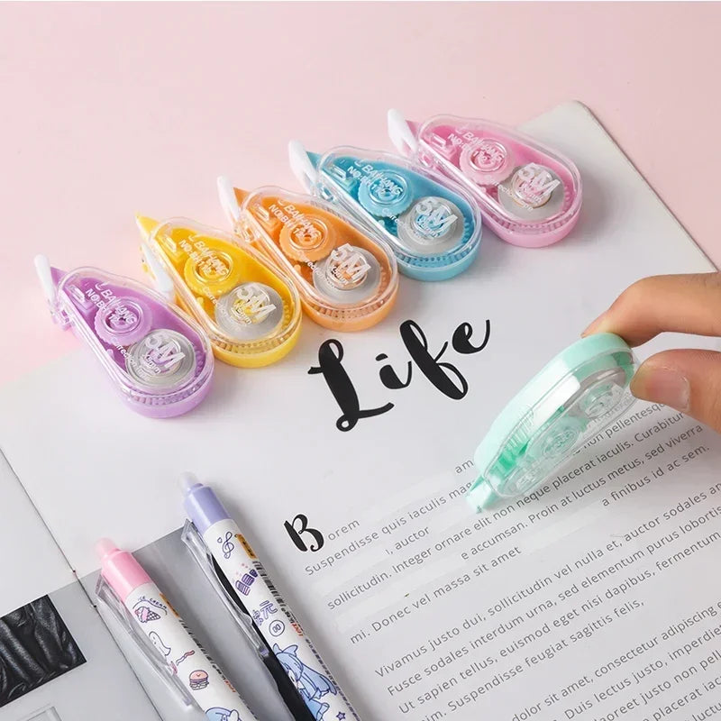 6 Pieces/Set White Out Correction Tape