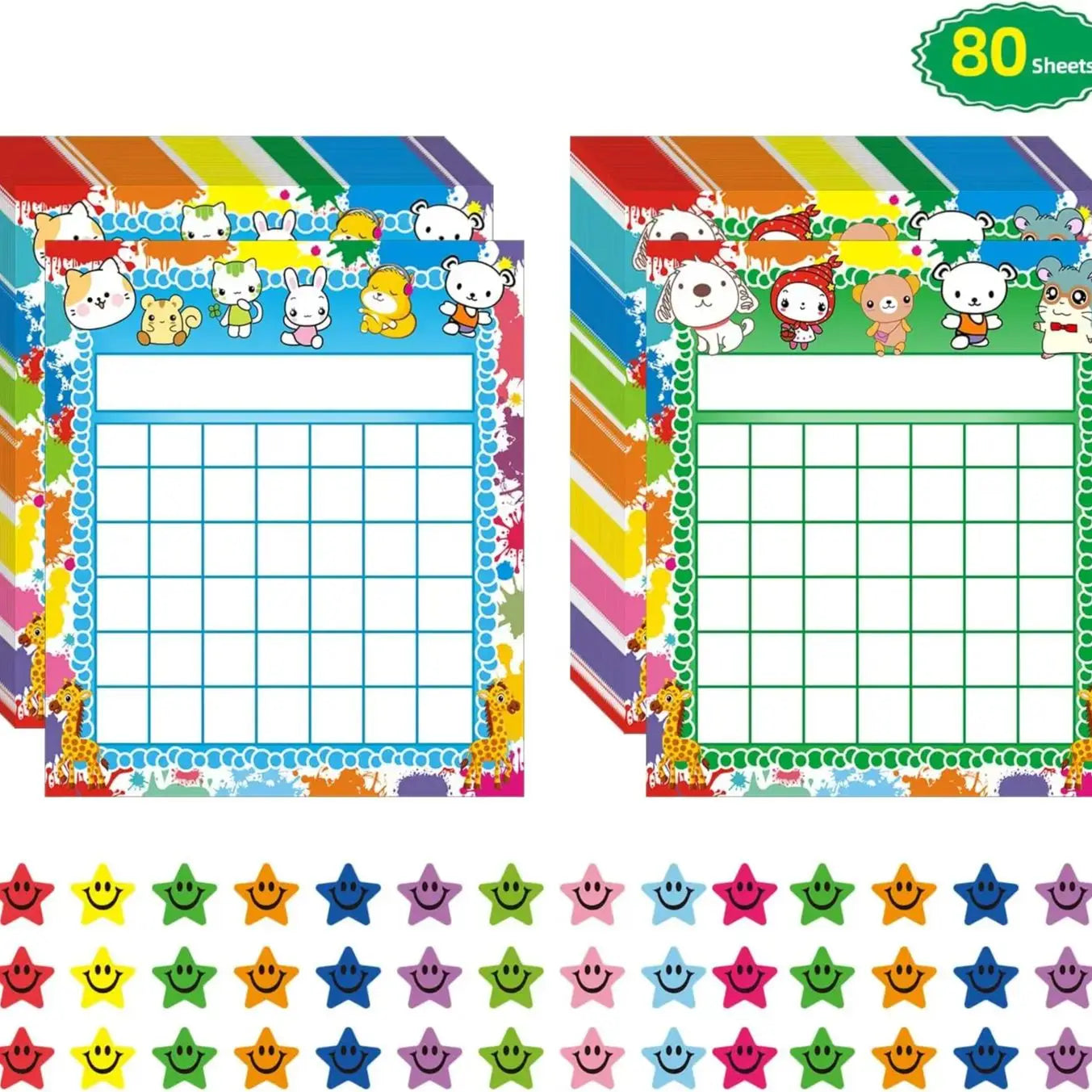 80 Pack Incentive Reward Chart