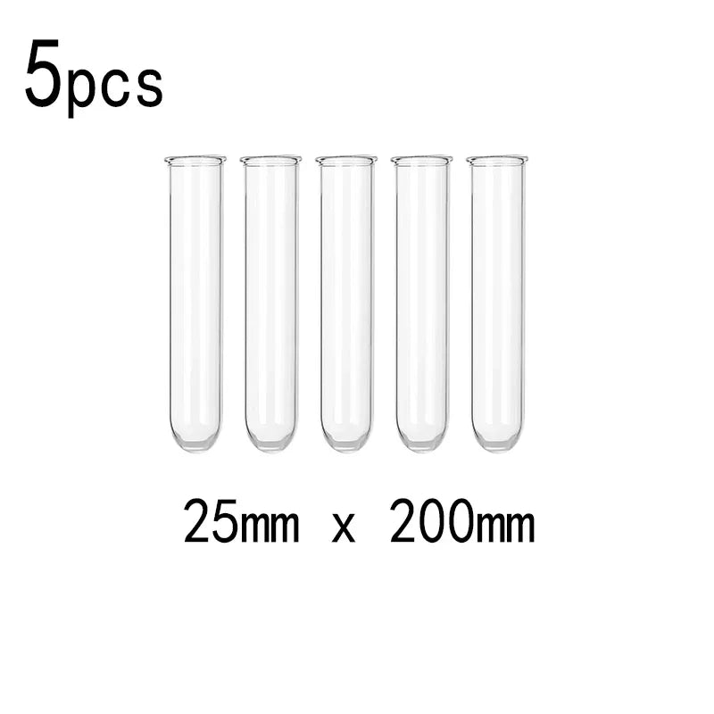 5pcs Borosilicate Glass Test Tubes