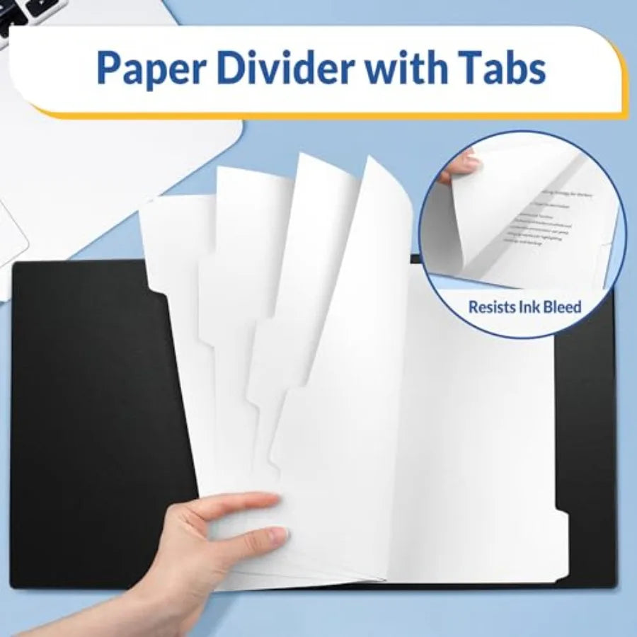 Binder Dividers with Tabs for 3 Ring Binder