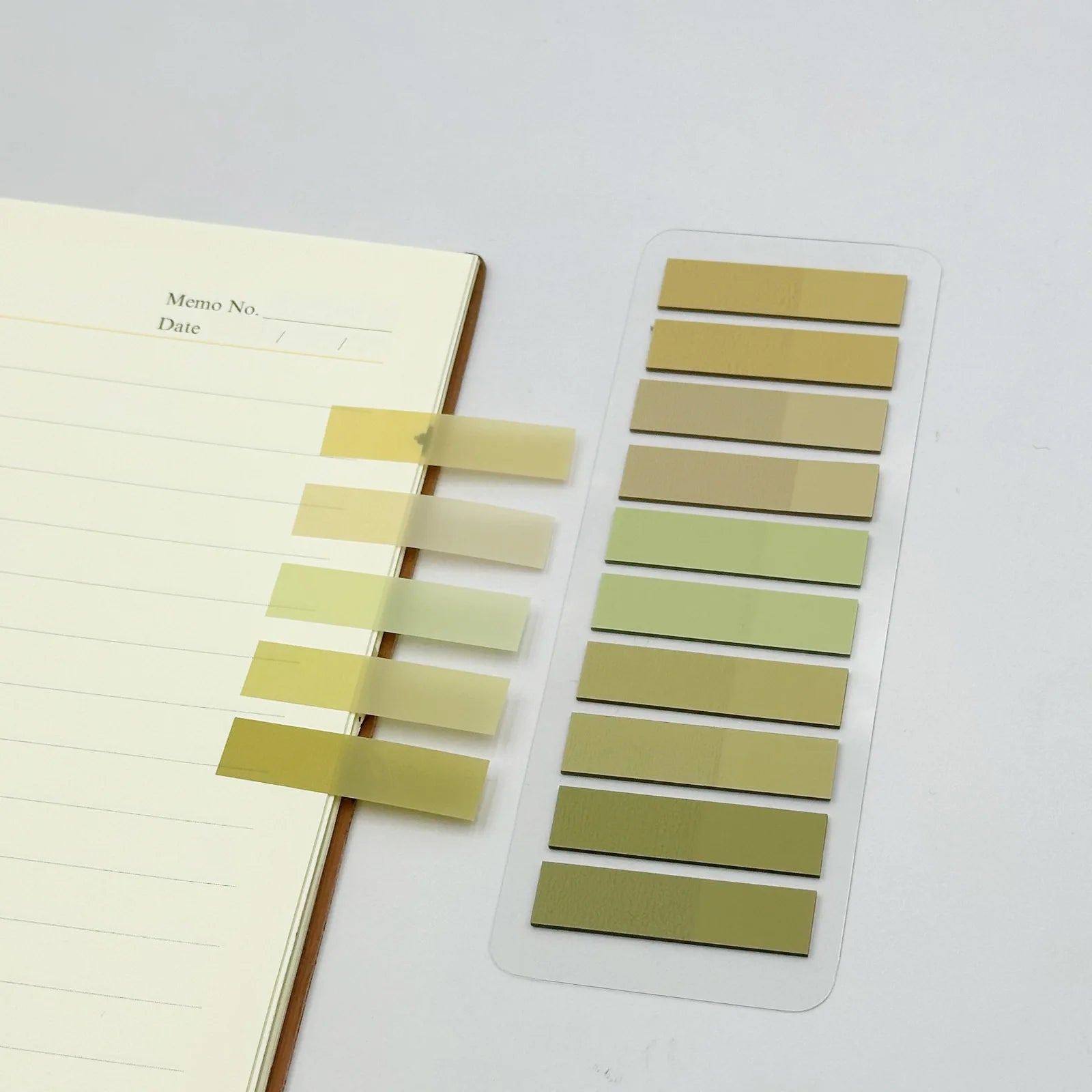 200Pcs Color Stickers Transparent Index Tabs