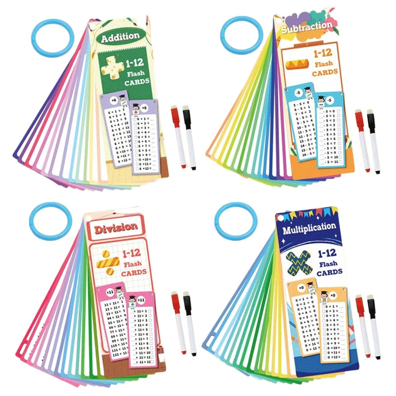 Math Training Cards 15pcs