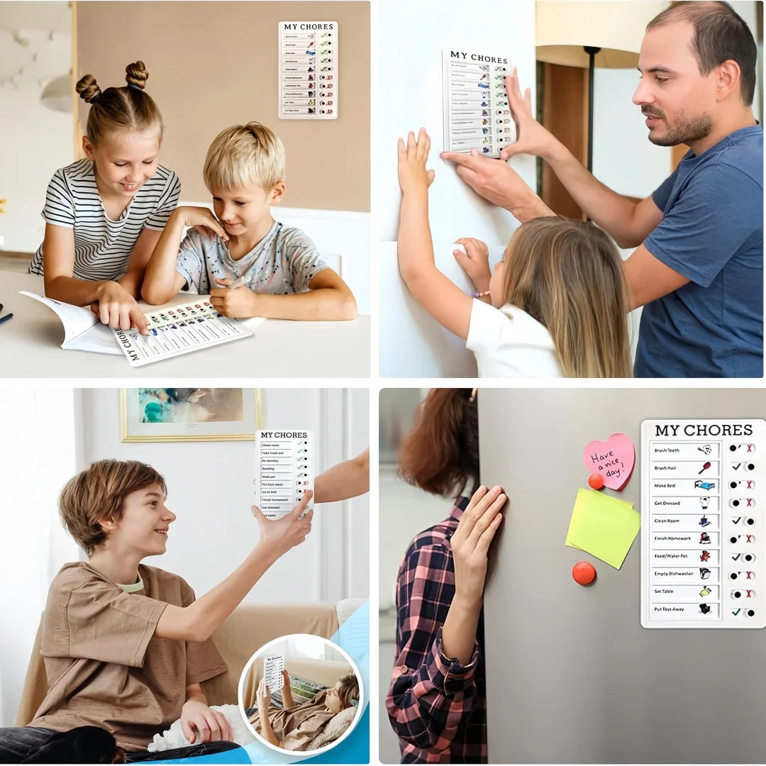 Self Discipline Check-in Tool Board