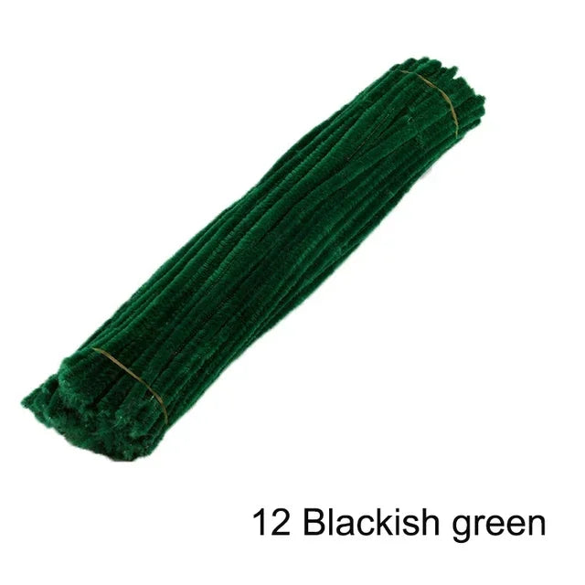 100Pcs Multicolor Pipe Cleaners