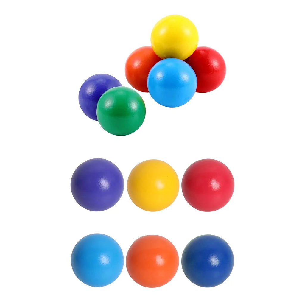 Kids Educational Wooden Rainbow Balls