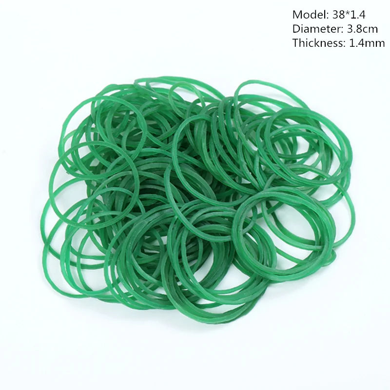 100 Pcs Various size Elastic Rubber Bands