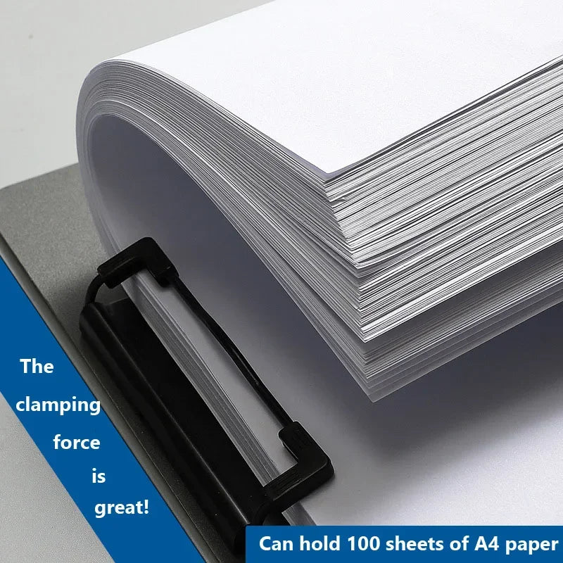 Double Clip Heavy Duty Pocket Folder with Writing Pad
